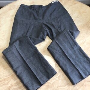 NWOT Pendleton Pants Women Petite 16 Grey 100% Virgin Wool